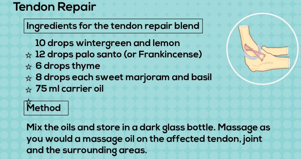 What Are the Best Essential Oils And Recipes For Healing Broken, Torn Out And Pulled Tendons