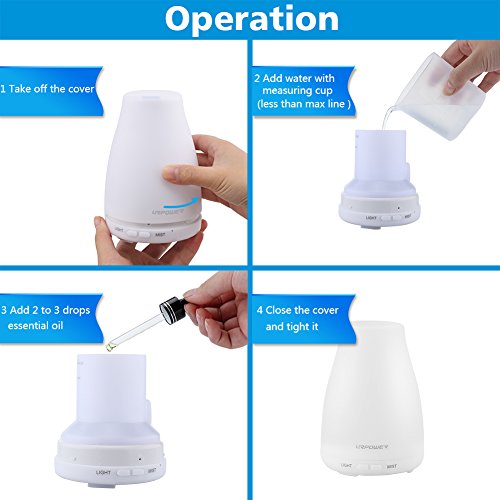 URPOWER 2nd Version Essential Oil Diffuser Review Essential Oil Benefits
