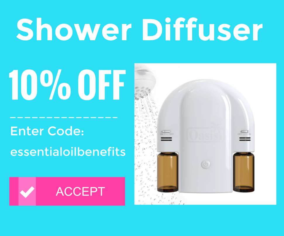 Waterproof Essential Oil Shower Diffuser (Oasis) Essential Oil Benefits