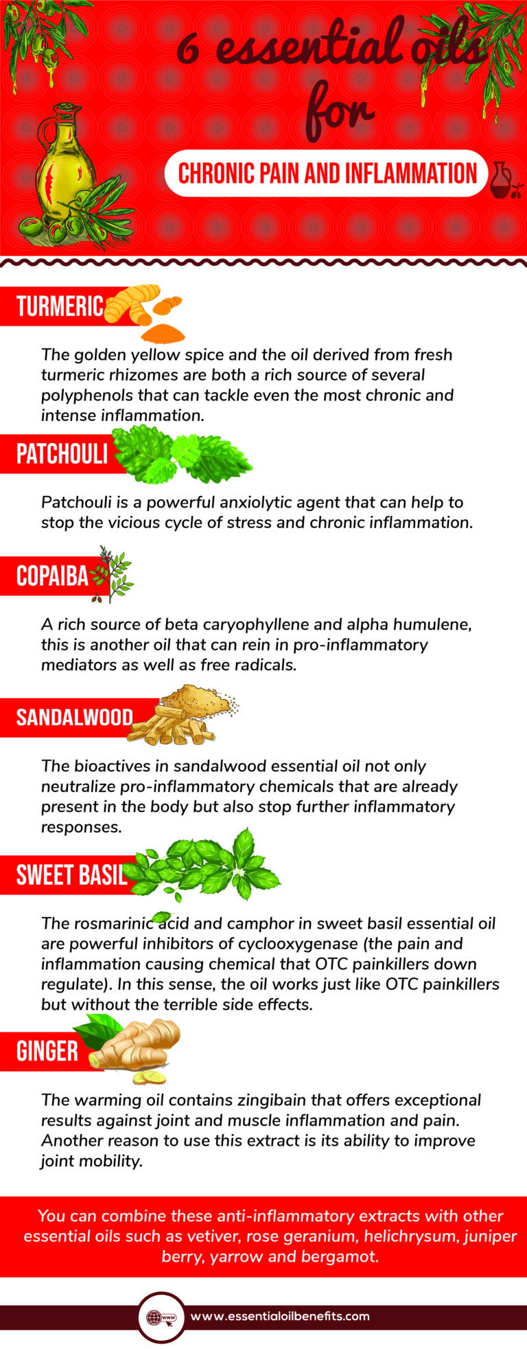 Best Essential Oils And Recipes For Joint Inflammation And Pain