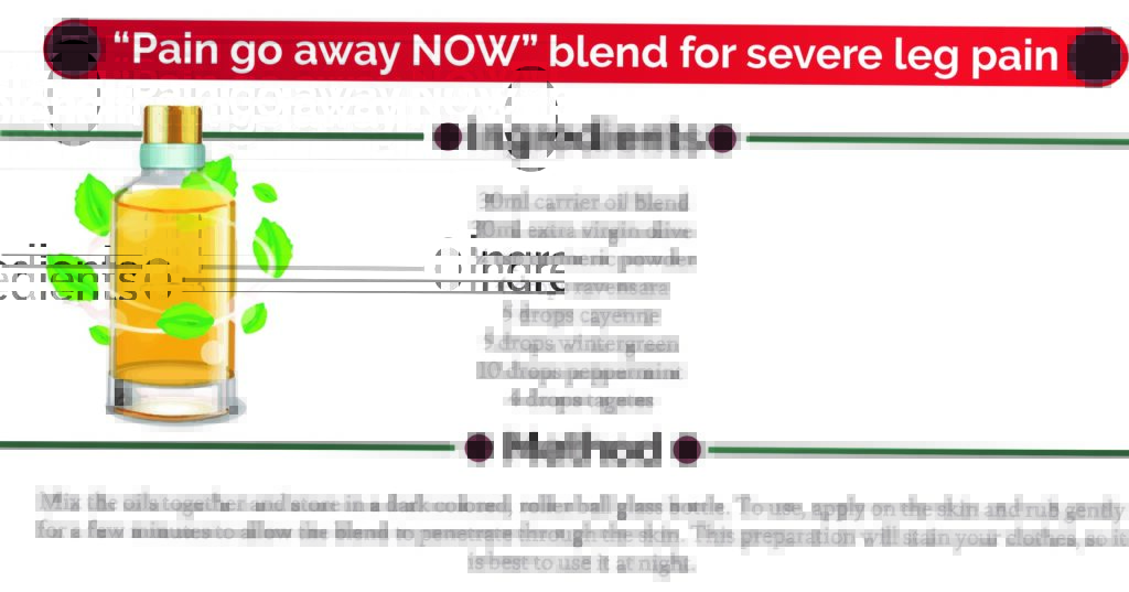 Treat Leg Pain and Leg Cramps With Essential Oils! Essential Oil Benefits