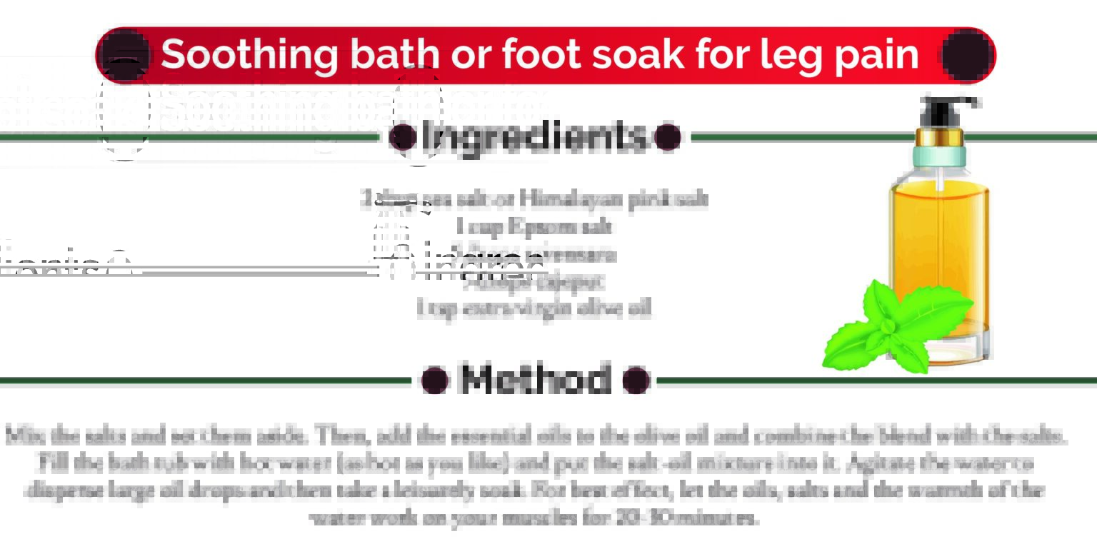 Treat Leg Pain and Leg Cramps With Essential Oils! Essential Oil Benefits